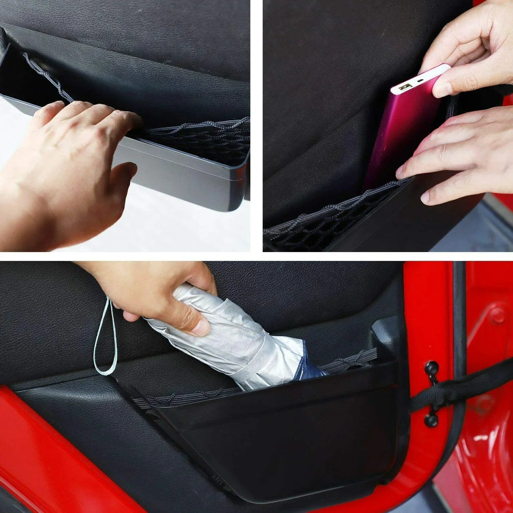 Pockets Teledu Organizer Door Box Front/Rear Storage Insert