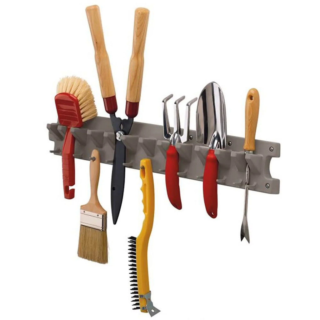 Hand (6 Wall 2' Tool Suncast Organizer, Platinum Garage Mounted Pck) Garden