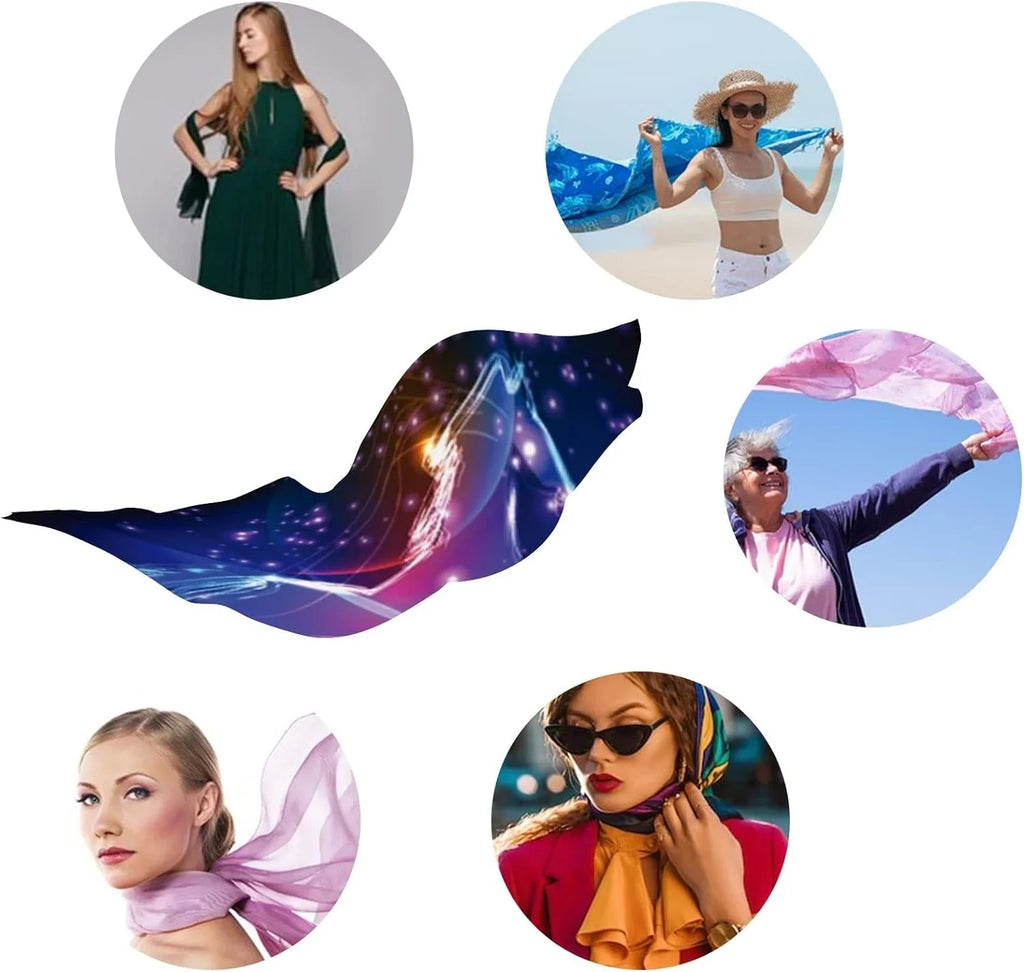 Lightweight Made Neck Women Silk Of Girls Scarves Shawl Collection Horse Hyjoy Wrap for Scarf Long Light