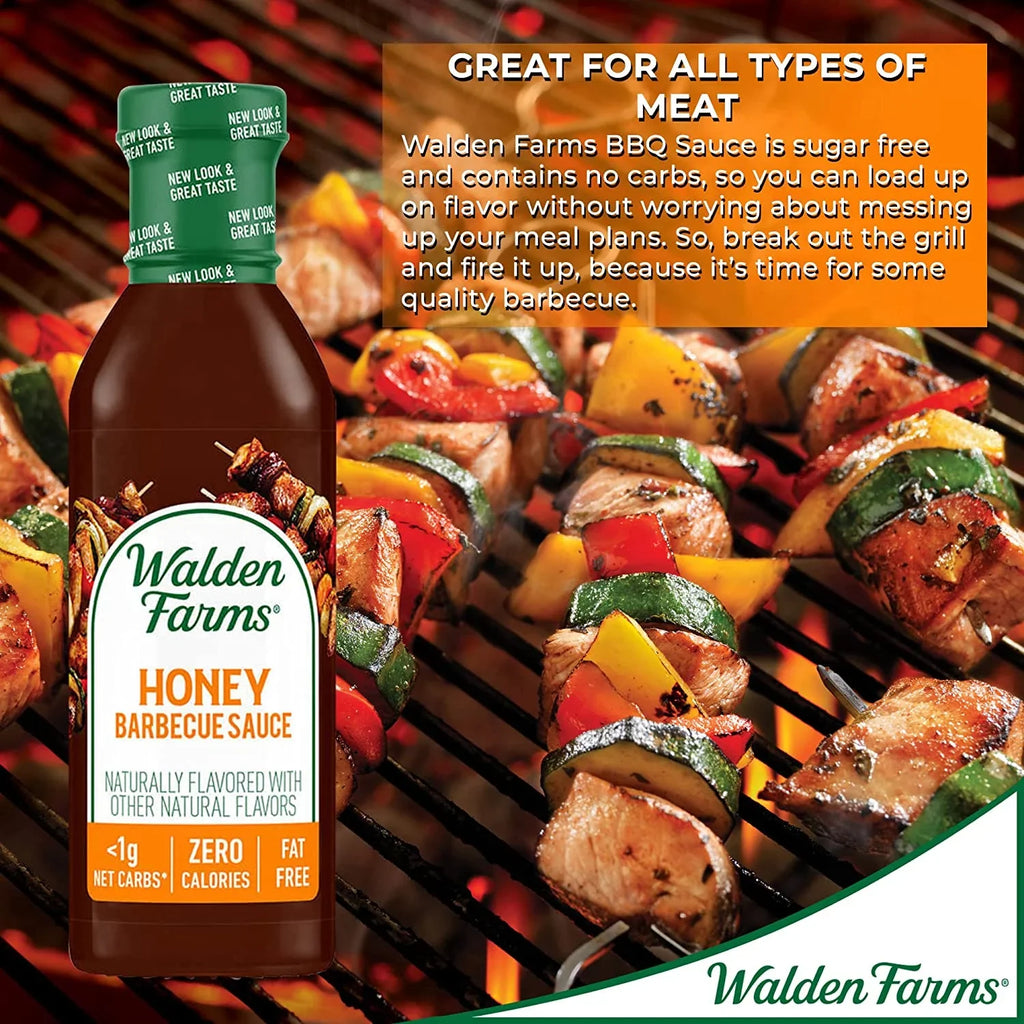 Walden Sauce Pack oz 12 Calorie fl Farms Honey Free 4 Barbecue of