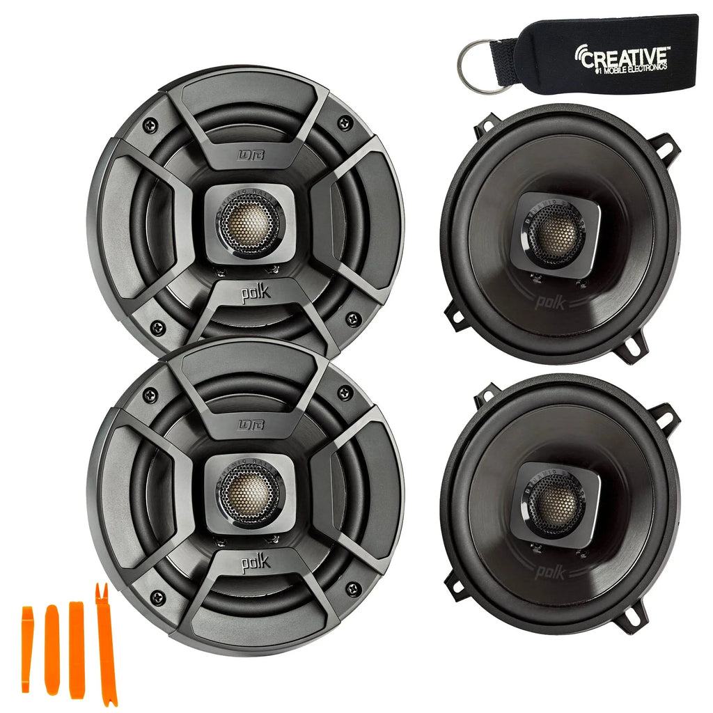 Certification and - Audio Polk Two Coaxial 5.25" Pairs - DB522 Speakers Marine Powersports Of