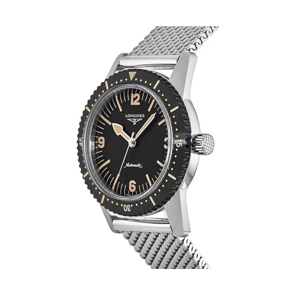 Longines Black Watch Skin Heritage Men's Dial Diver L28224566