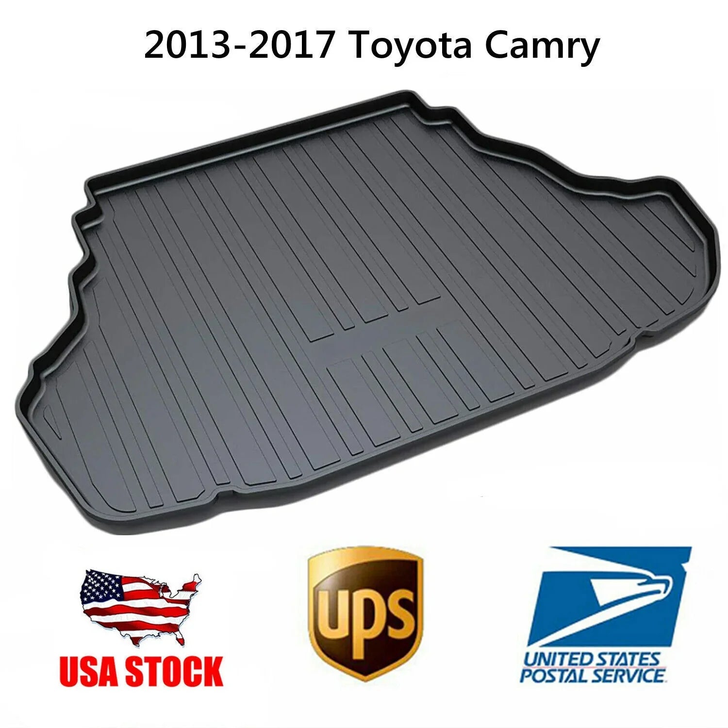 2013-2017 Carpets Cargo Toyota Trunk for Clean Easy Mats TPO Camry Liner to