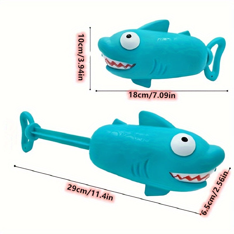Water Water Gun Shark Cartoon beach sea Splashing and Toy Gun Gun Beach 1pc Bath Toy Pull-out accessories Water
