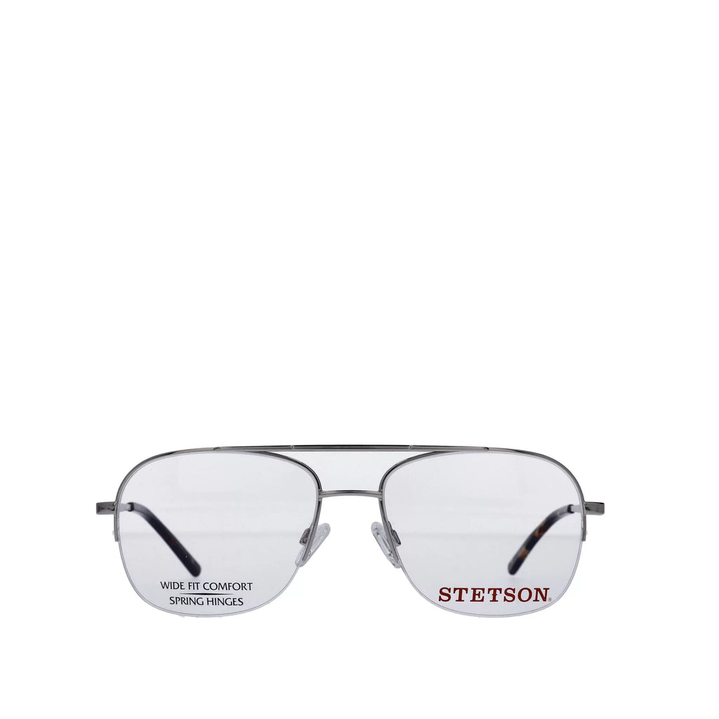 Eyeglasses, Case ST 59-18-150, XL31, Square Gold, with Stetson Men's