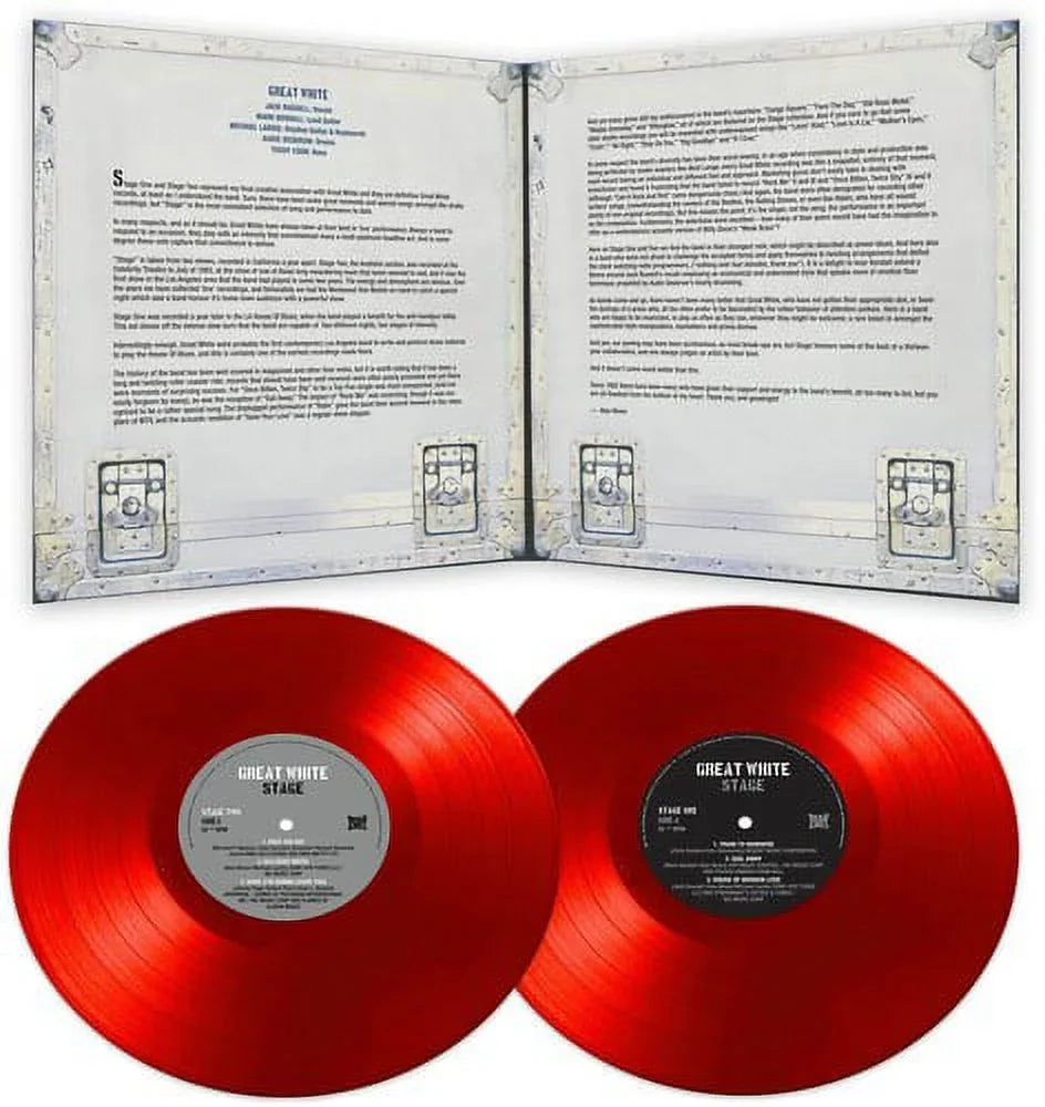 '- - - Great Red Vinyl White Stage
