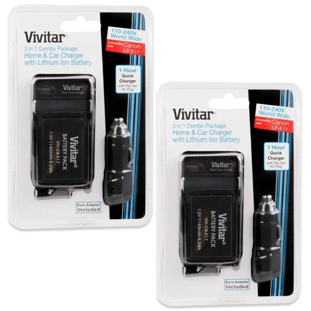 Cleaning (VIV-CBE17-KIT) T6i, CANON for LP-E17 T6s Kit Battery Replacement CANON Vivitar Rebel