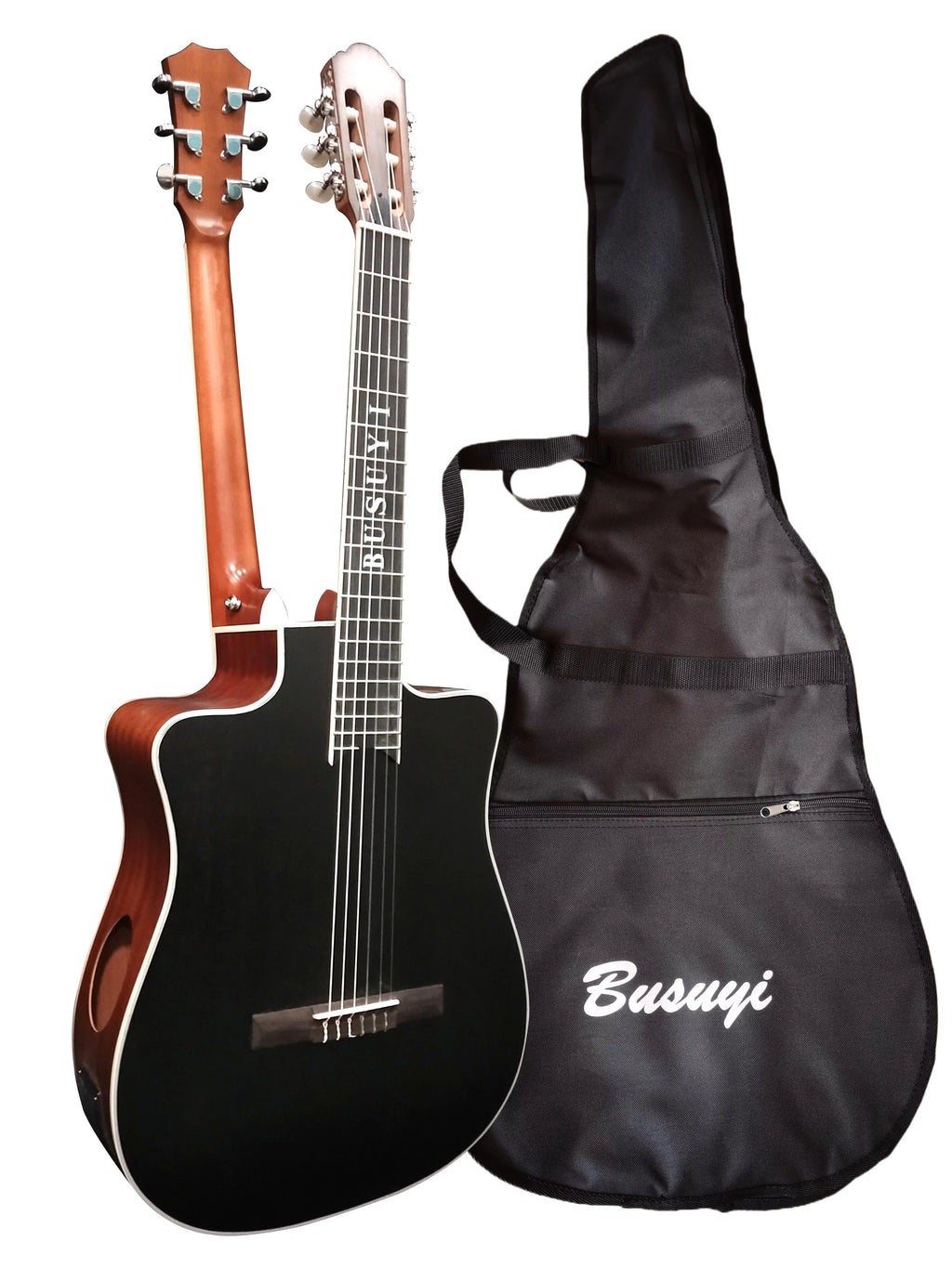 Acoustic Bag Neck, classical NPT Busuyi 2021 6 /6 Strings Strings Guitar + Double Double Sided