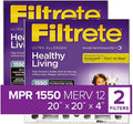 AC x 19.88 Dimensions Filtrete Lennox x Healthy 4.31 19.88 2-Pack, Honeywell 1550 Allergen Pleat, Air Fits Living Filter, Deep 12, Devices Exact 20x20x4 & Furnace MPR MERV Ultra