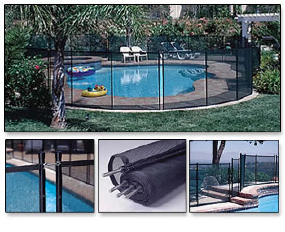 '- Inground Removable Safety Swimming GLI Single Black 5' x Fence - Pool Panel 10'
