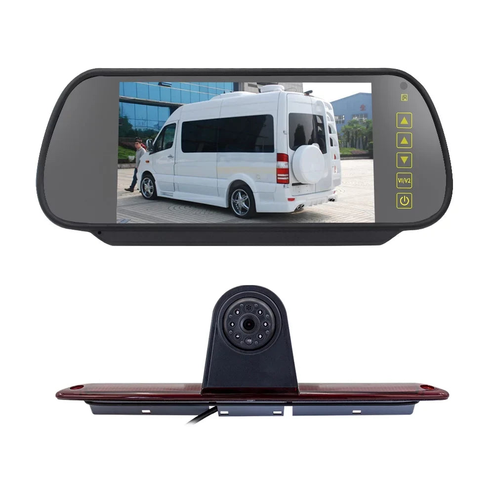 7 for Backup Mercedes-Benz Brake ERYUE 7 LED Fesjoy with XIXIAN Parking Light Sazoley Camera, Backup Sprinter 7 , 7 Mercedes- Dabey Compatible Crafter Camera Light 7 Monitor N Dazzduo in Brake Vans