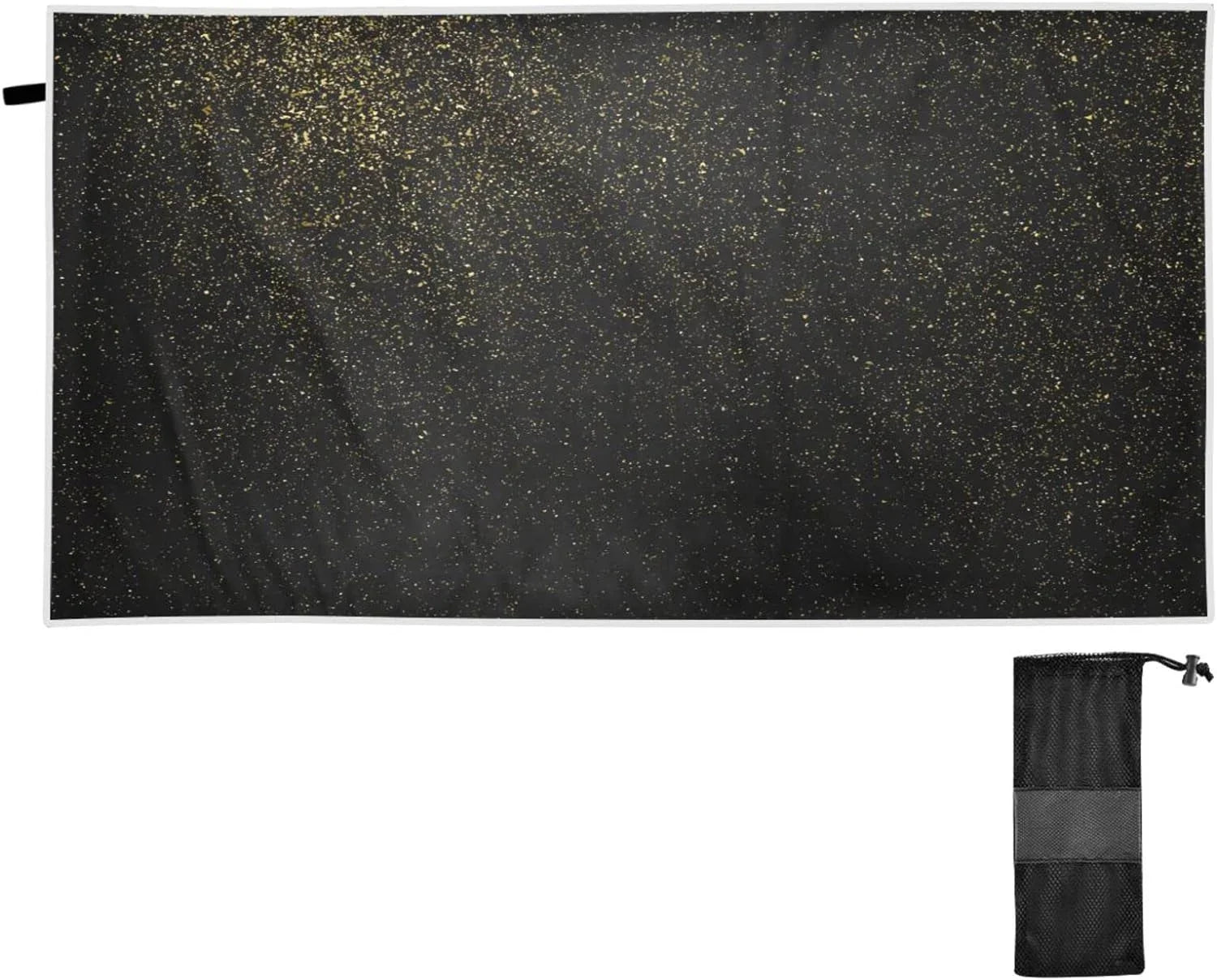 Towel Compact Dry Lightweight Swimming Beach Super Towels Quick - Holiday£¨72£© Camping Glitter Bestwell for Travel Oversized - Texture Absorbent Towel