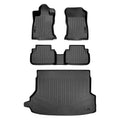 Custom Subaru & Fits Smartliner Liner Floor Forester, Without - 2 Cargo Rows Fit SA0452-B0452-D0452 for 2019-2021 Subwoofer Set Mats Black