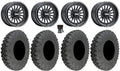 Wheels 33" MetalFX PRO Tires 15" Delta 1000 / Race Ranger XP RZR XP / Black Polaris XP 900/1000