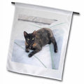 Polyester 1' 3dRose Sails on x Boat Greece, Jaynes Flag Gallery Paros, Naoussa, 1'6'' Garden Cat -