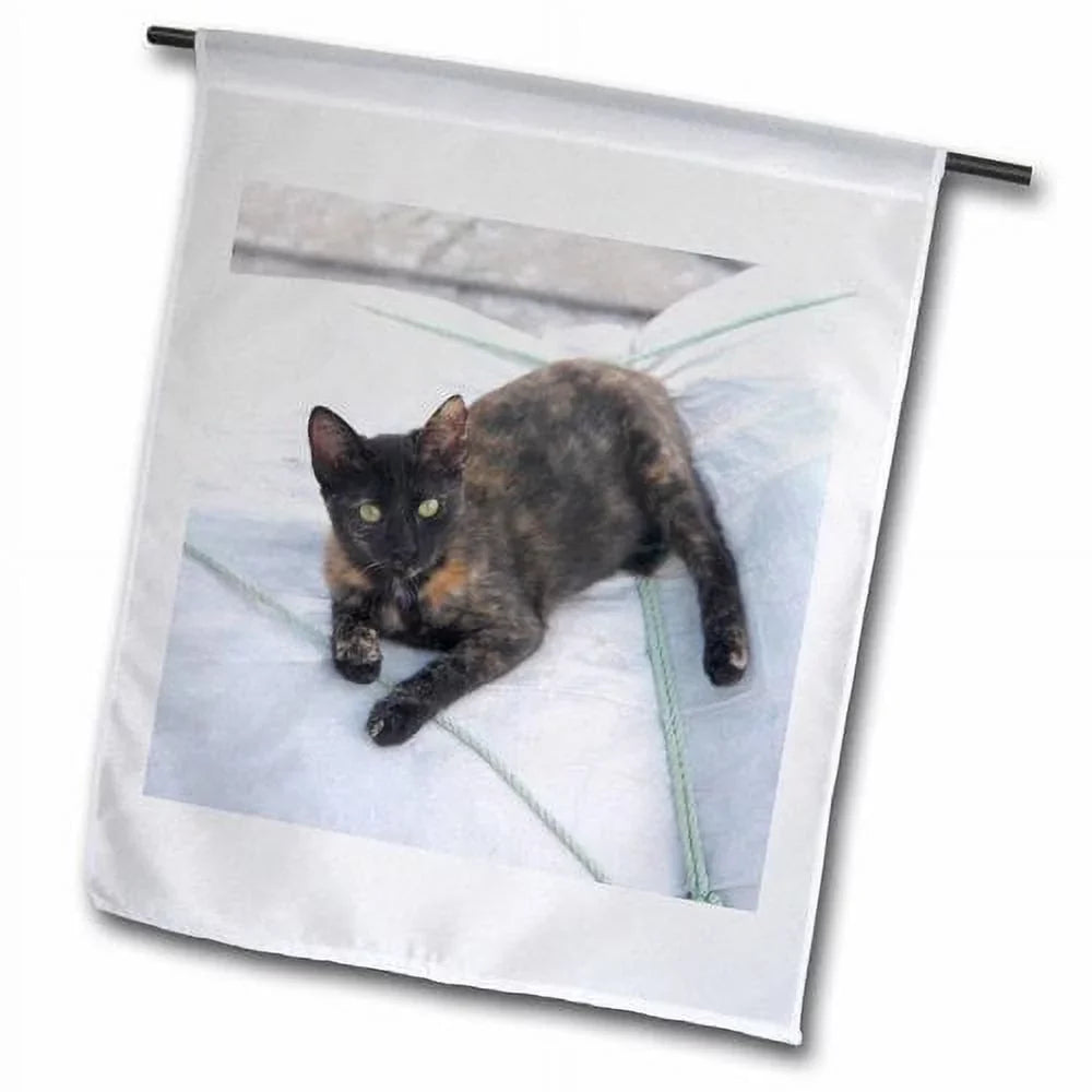 Polyester 1' 3dRose Sails on x Boat Greece, Jaynes Flag Gallery Paros, Naoussa, 1'6'' Garden Cat -