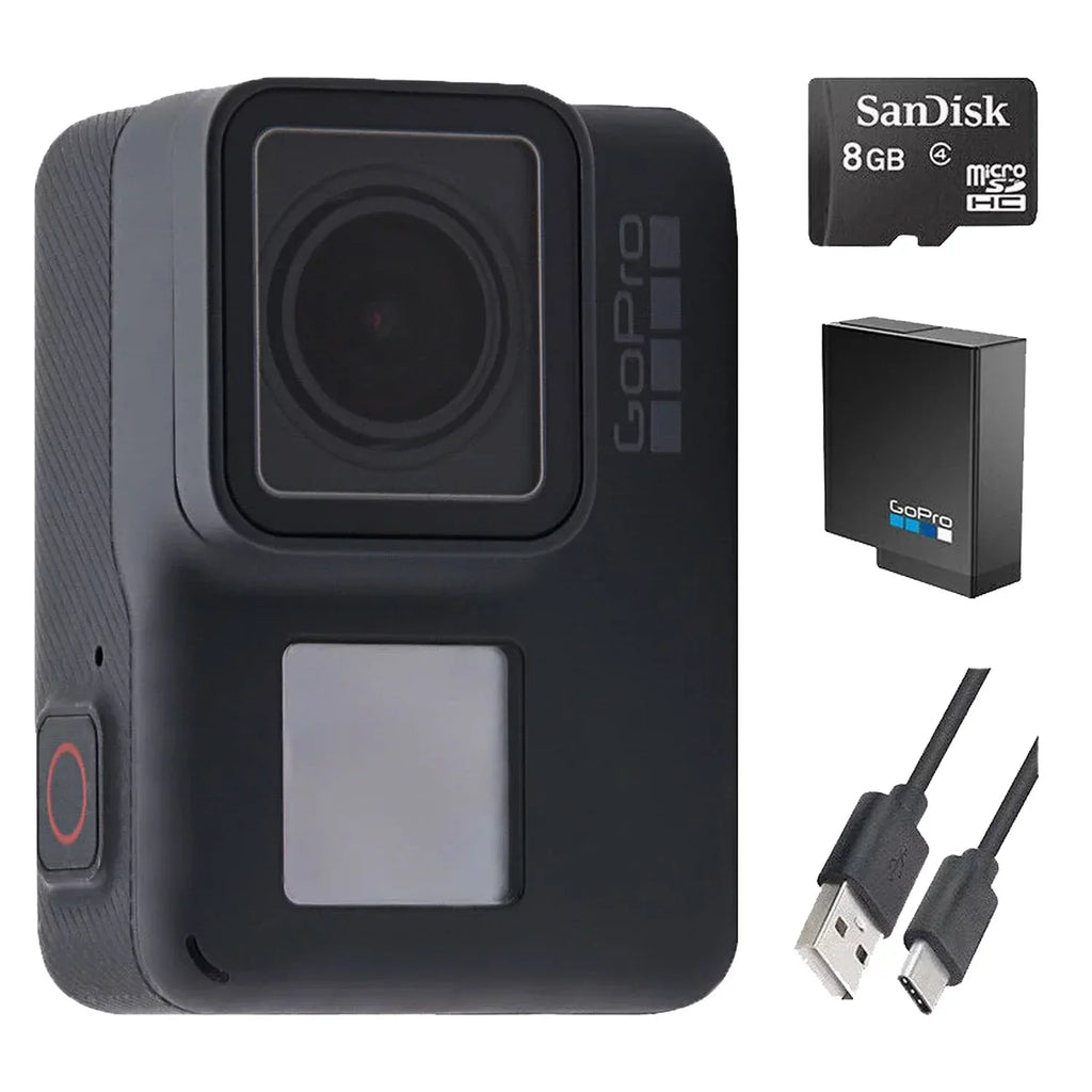 CHDHB-501 Camera Action HERO GoPro Refurbished E-commerce Card - 8GB - (2018) Camcorder - Sport Bundle Camera Memory Motorcycle Package Waterproof Restored