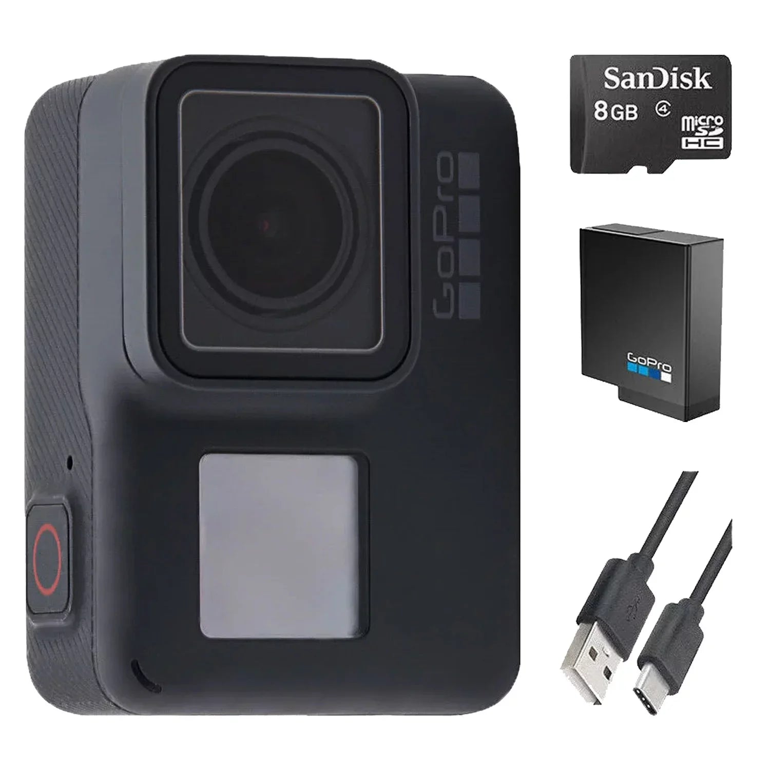 CHDHB-501 Camera Action HERO GoPro Refurbished E-commerce Card - 8GB - (2018) Camcorder - Sport Bundle Camera Memory Motorcycle Package Waterproof Restored