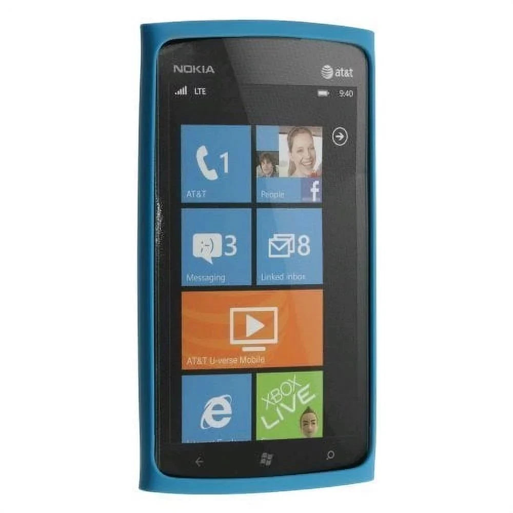Lumia Silicone Case (0721871) - Nokia -OEM Pack Blue Slim 4G 5 Bumper 900