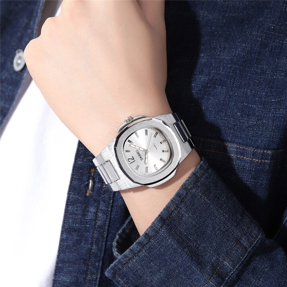 Steel Male Gold Watch Business Luxury Gift For Wristwatch Men Quartz