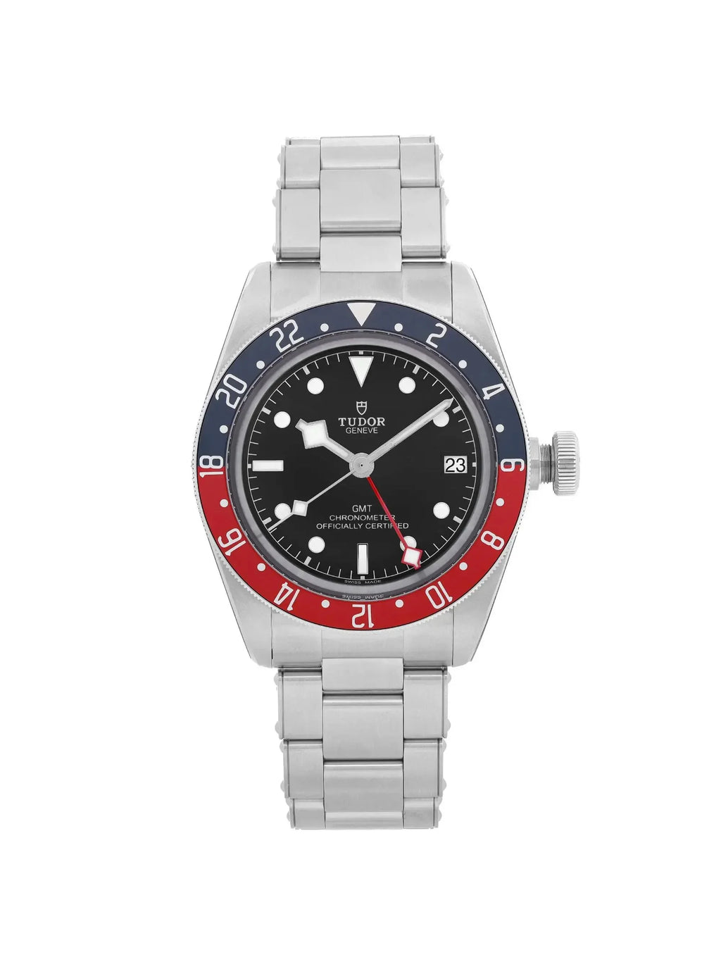 Heritage Watch GMT Black Bay 79830RB New Steel Dial Tudor Black Automatic Men