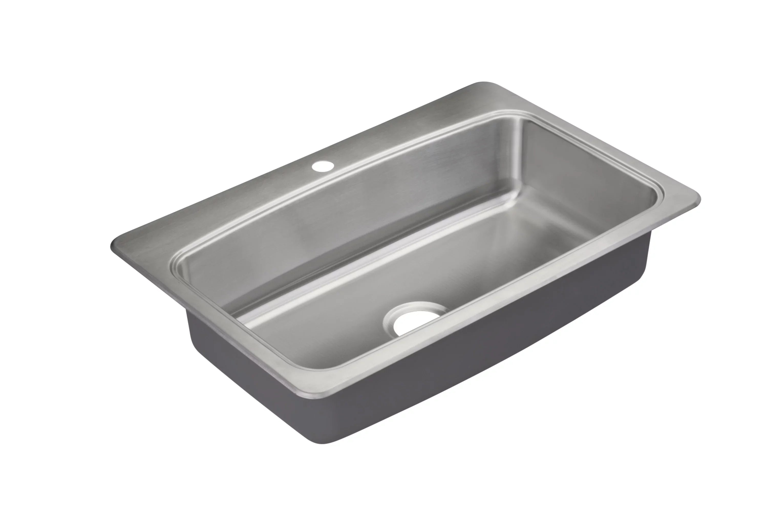 Single Drop Sink Kitchen Bealeton Proflo Basin Stainless - In 32-15/16" Pfsr1b332261 Steel