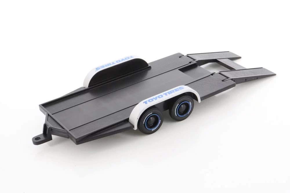 1969 Blue Model Mustang Diecast Toy Car scale - Ford 24067WBU Welly 429, Car - - Boss Diecast 1/24 w/Trailer