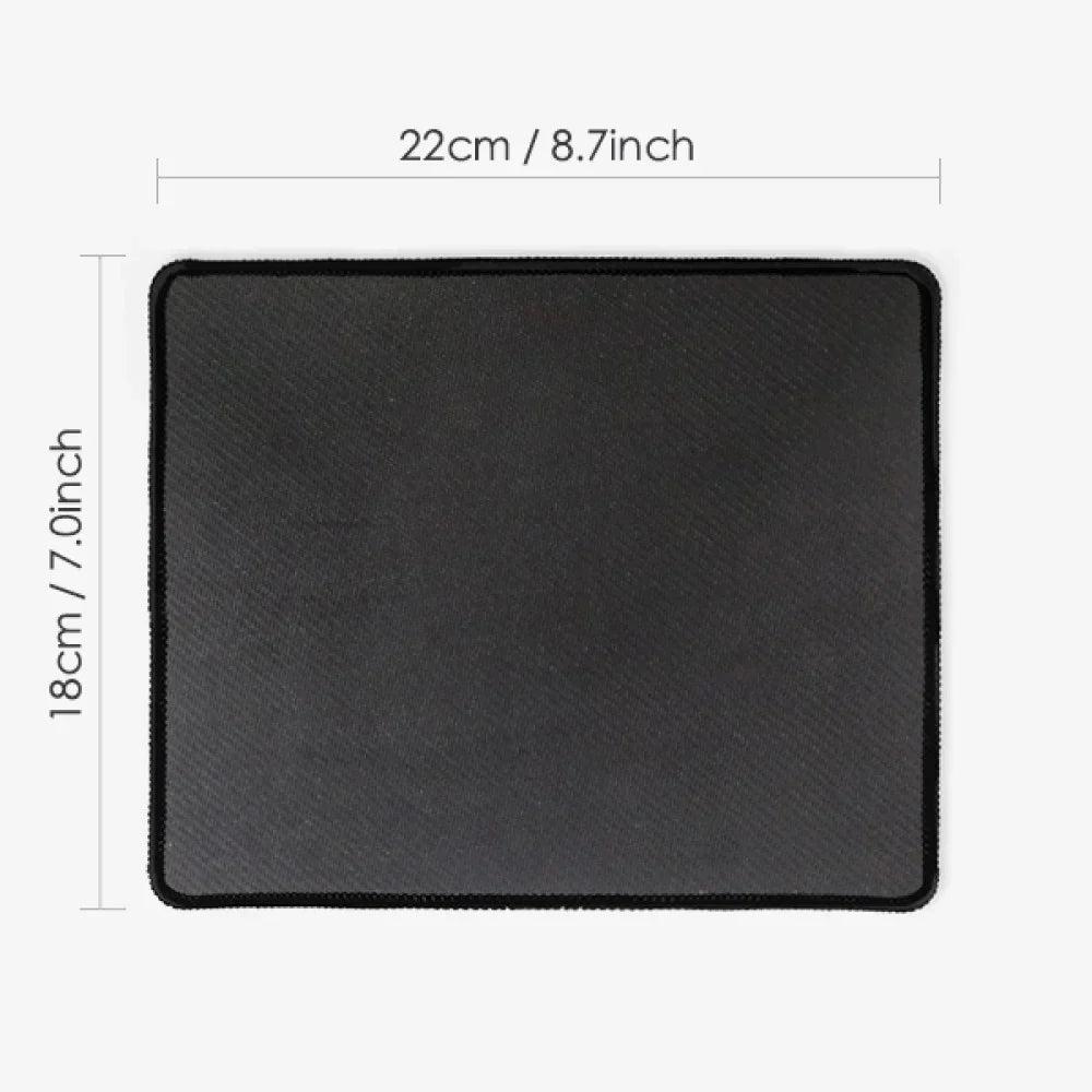 Pad Mat Gang Mousepad Fontana Edge Stitched Fontana di Trevi Rome Landmark Rubber