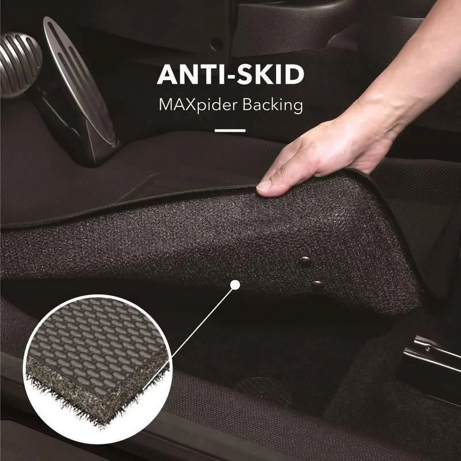 Crosstrek Carbon Embossed 3D 2018-2023 Fiber Kagu MAXpider L1SB02211509 Floor 2017-2023 Sedan Impreza Fits Pattern Subaru 1st Fit Mat & Black 5-Door Row Impreza