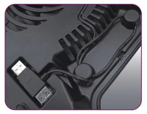 160mm with X-Slim Master Fan Cooling Laptop Cooler Ultra-Slim NotePal Pad (R9-NBC-XSLI-GP)