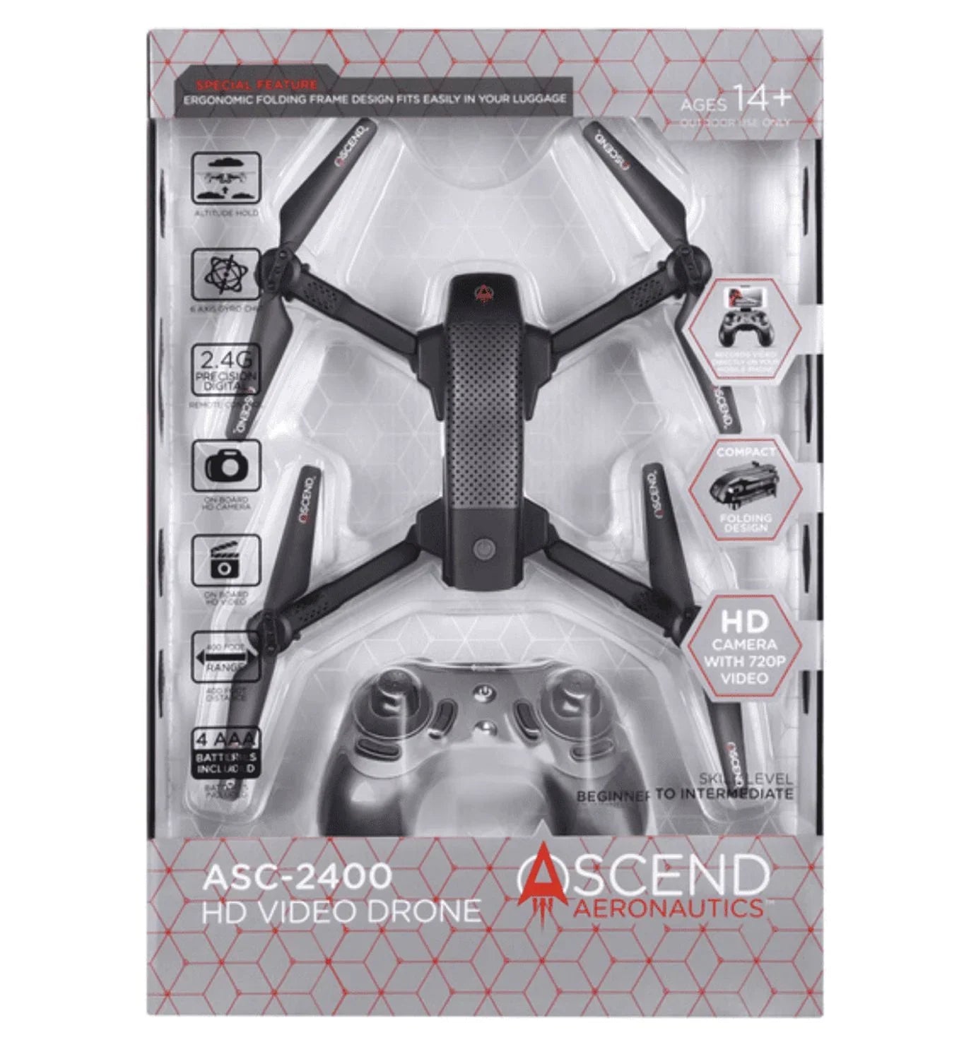 ASC-2400 Video Drone 720p Ascend Aeronautics HD