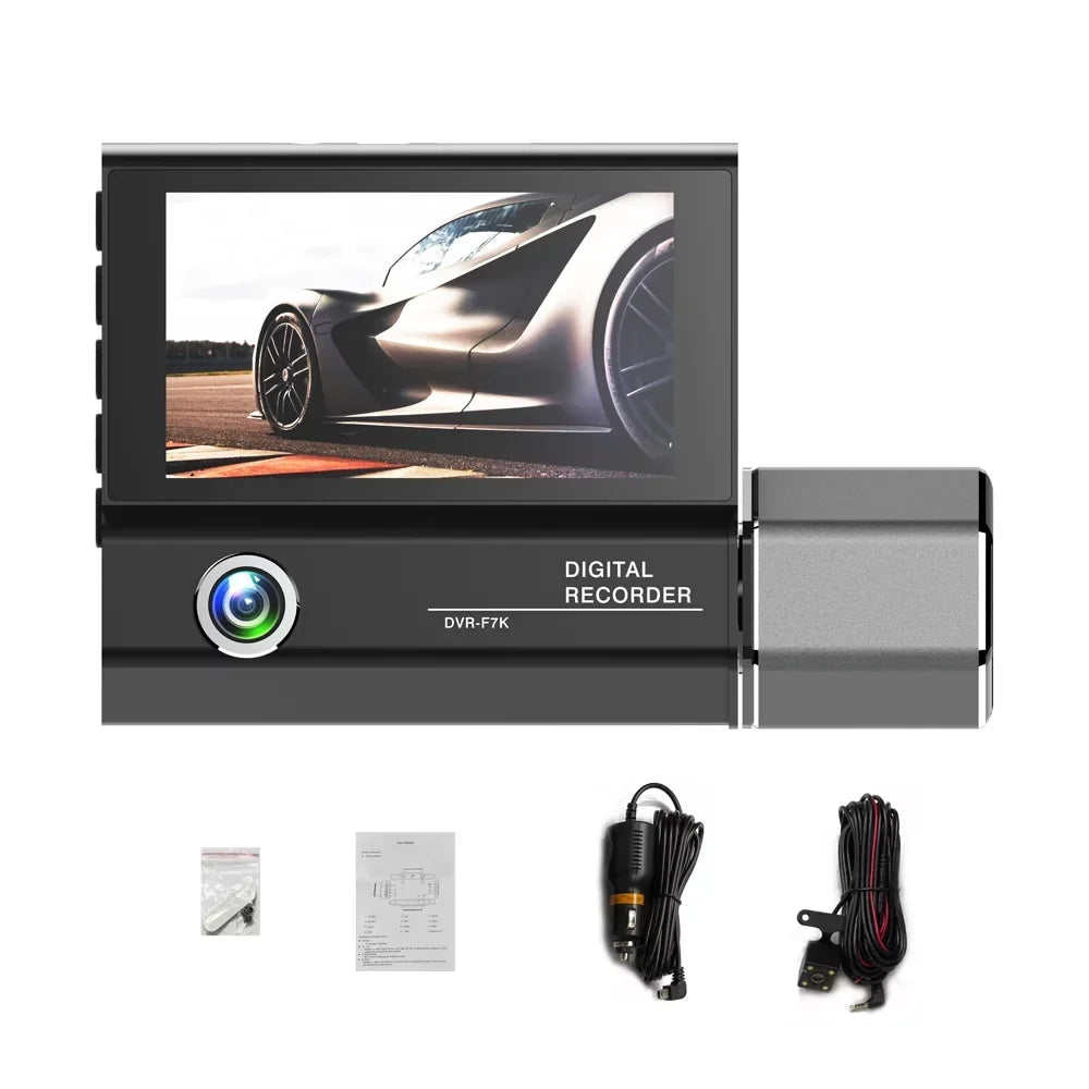 Mirror Auto Driving Car Docooler Car Car Recording 3 Dash Clear Rearview Recorder 4in Cameras Video Safety Recorder Camcorder Camera Cam