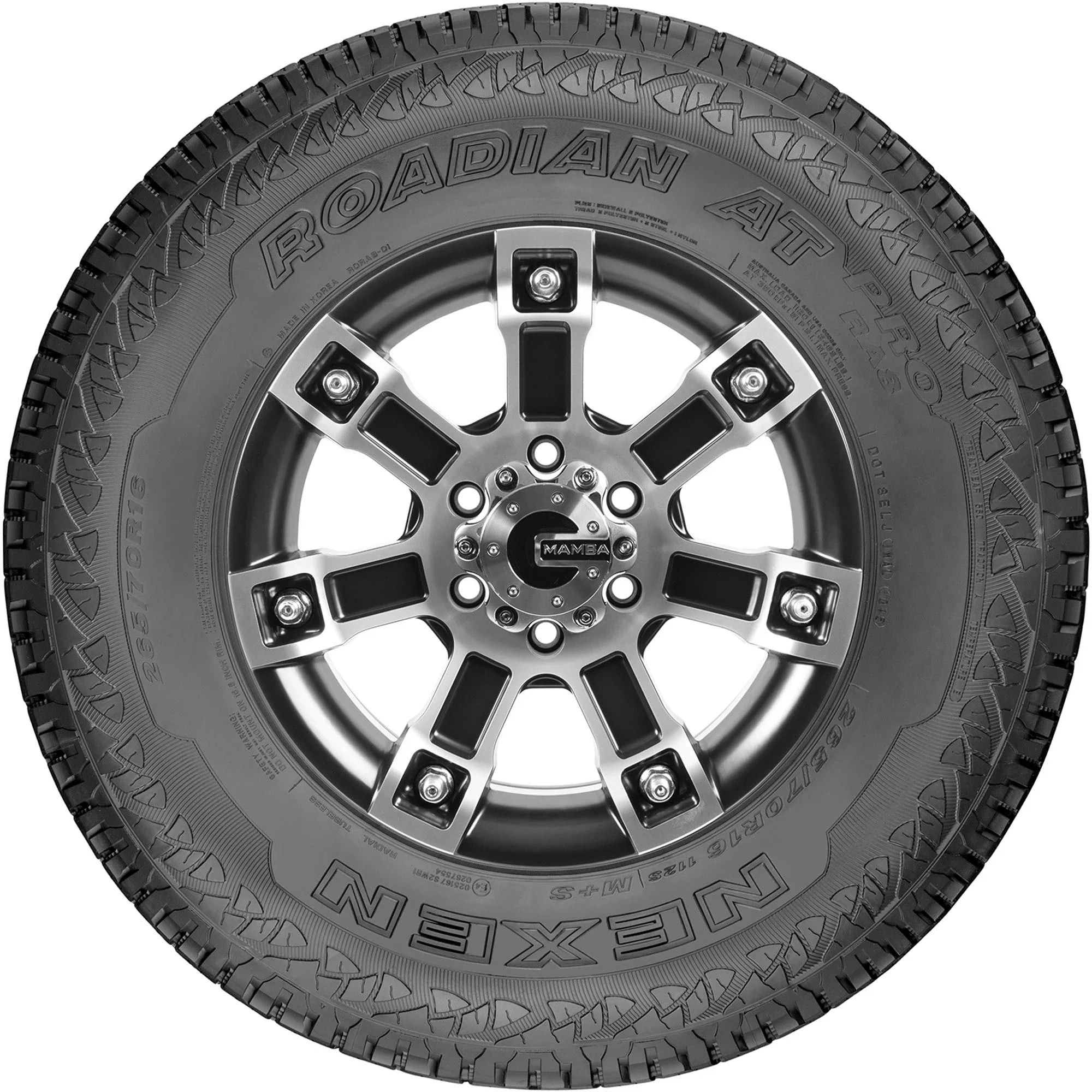 All RA8 AT E Terrain LT265/70R18 124/121S Pro SUV/Crossover Tire Nexen Roadian