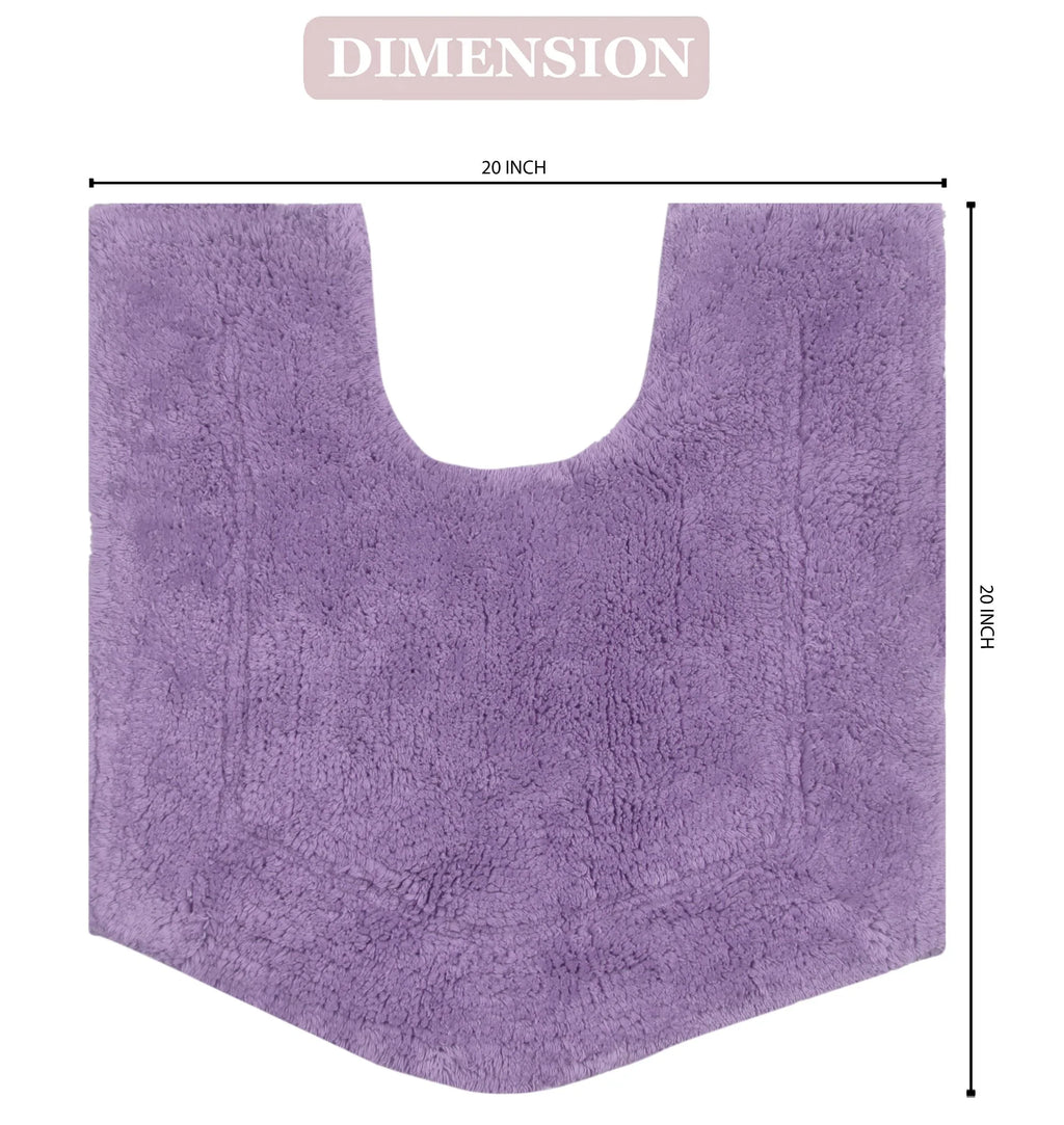 Plush Rug Weavers Wash Carpet, Collection Contour, Waterford Rugs, Floor, Dry, x Absorbent 100% Extra Bath Home rugs Machine Rug, Bath bath and Non-Slip Tufted 20" Bath Purple 20" Cotton Bathroom for