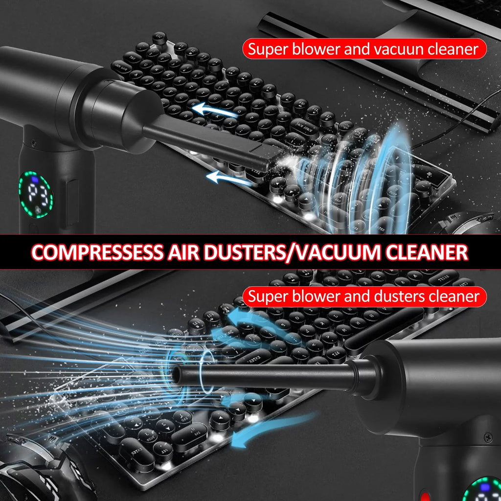 Compressed Efficient Computers, Electric Air More Duster and 100W Dust Blower for Brush Pinnaco Cars, Motor Cleaner -