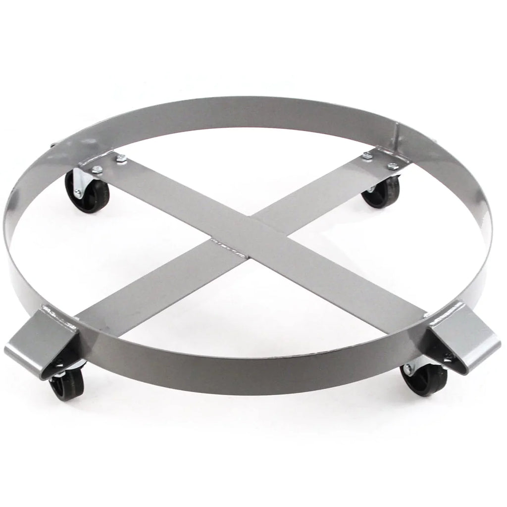 Swivel Auto Non Heavy Frame Truck Red 4 Duty - Pound Dollies Hound Gallon Tipping Dolly Hand Drum Casters Capacity Wheel 1000 55 Steel