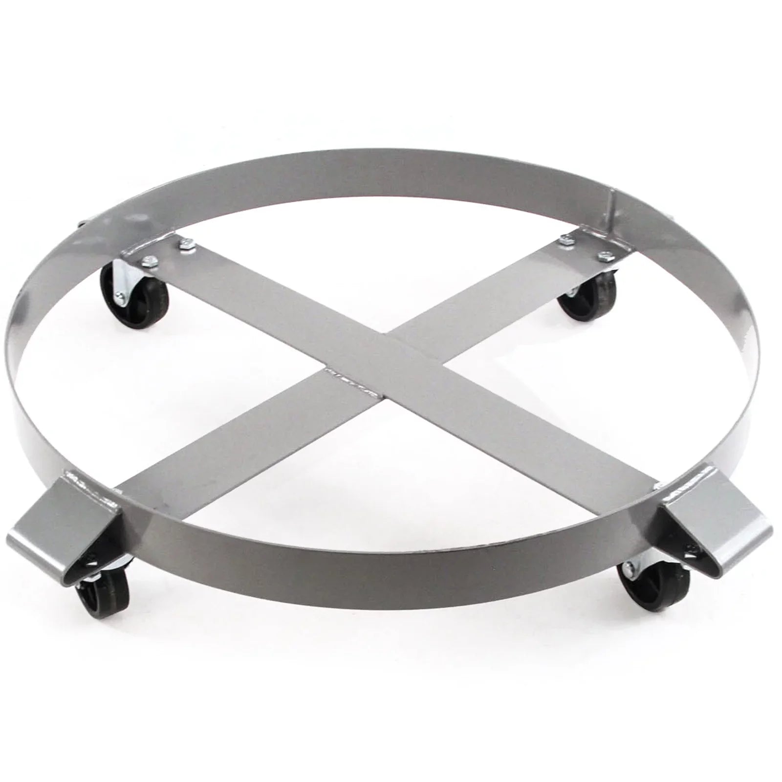 Swivel Auto Non Heavy Frame Truck Red 4 Duty - Pound Dollies Hound Gallon Tipping Dolly Hand Drum Casters Capacity Wheel 1000 55 Steel
