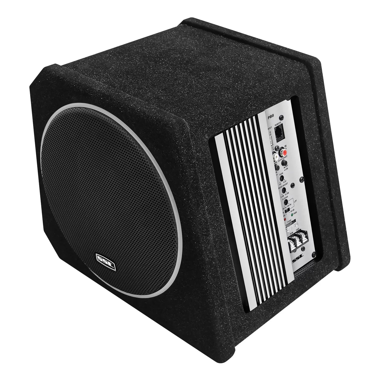 and Audio Radiator, Control, Built-in Storm Enclosures Subwoofer 8 Boxes Subwoofer Powered Package Truck, Laboratories Amplifier, Remote ¨C Car For Amplified Sound PB8 Inch Passive