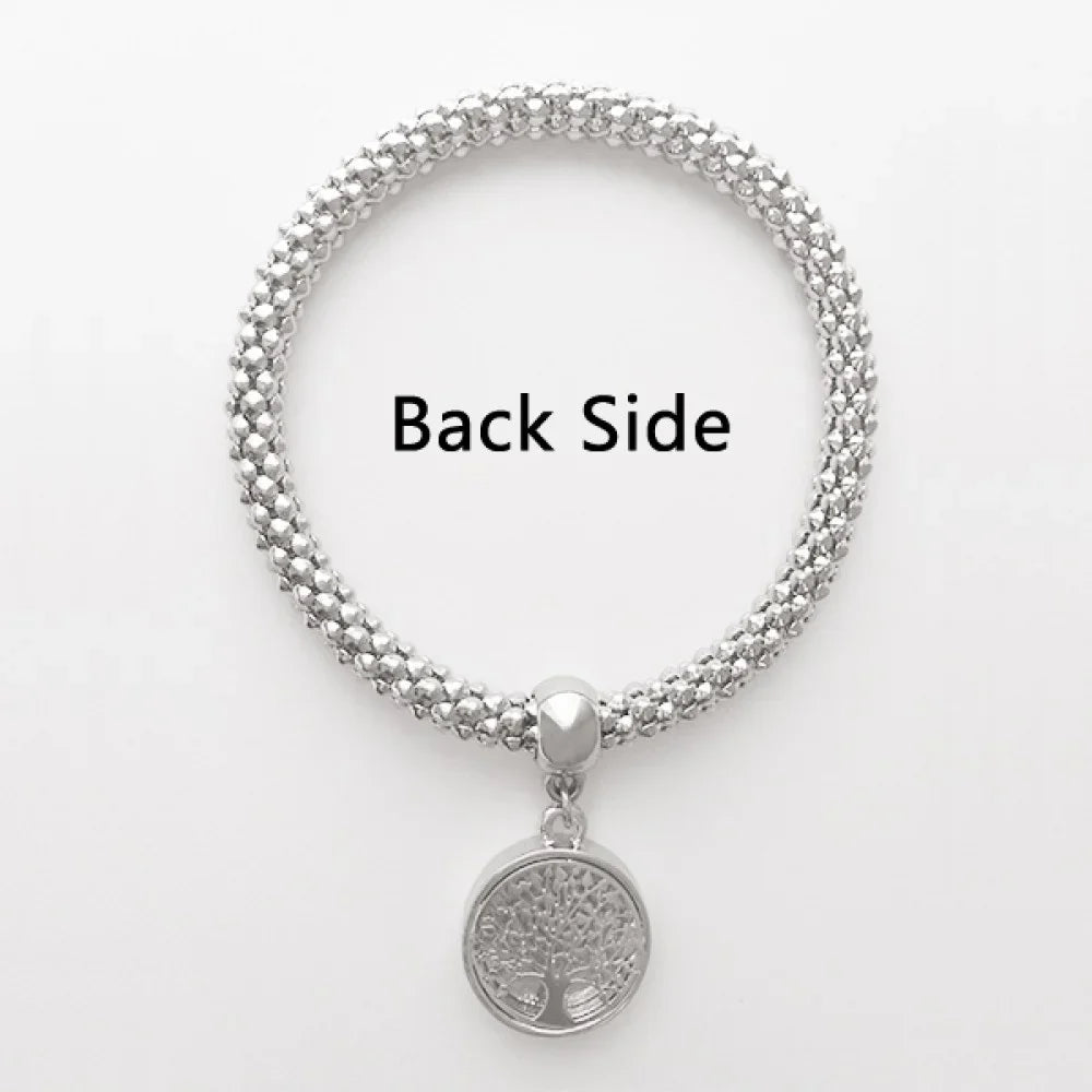 Biscuits Watercolor Pendant Bracelet Chain Bangle Jewelry Cones Bar Adjustable Sliver Ice