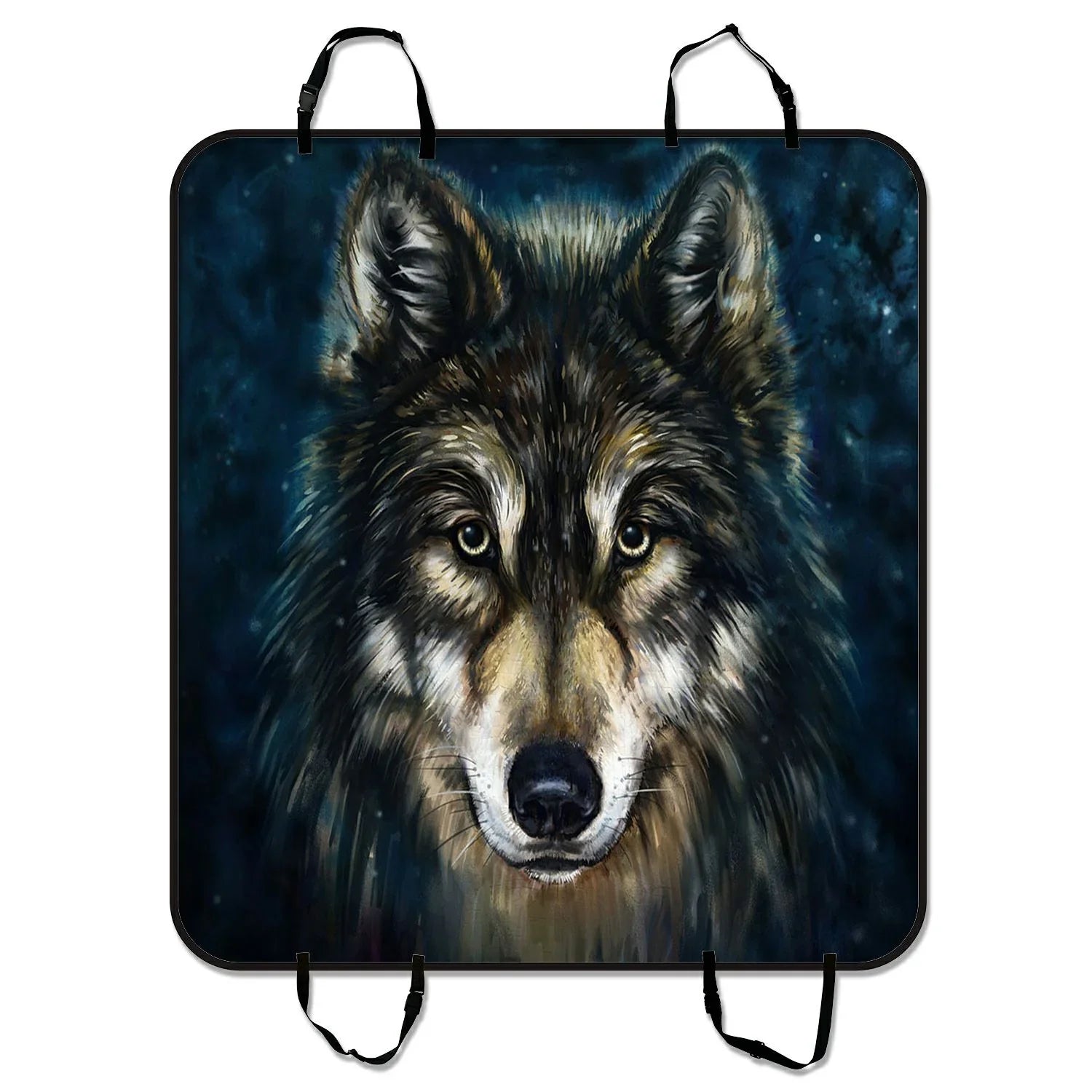 Wolf Seat inches Mat Brave 54x60 Trucks Cars Pet Black SUV and Car Cargo Trunk Car GCKG Mat Dog Cover For Hammock Seat Mat