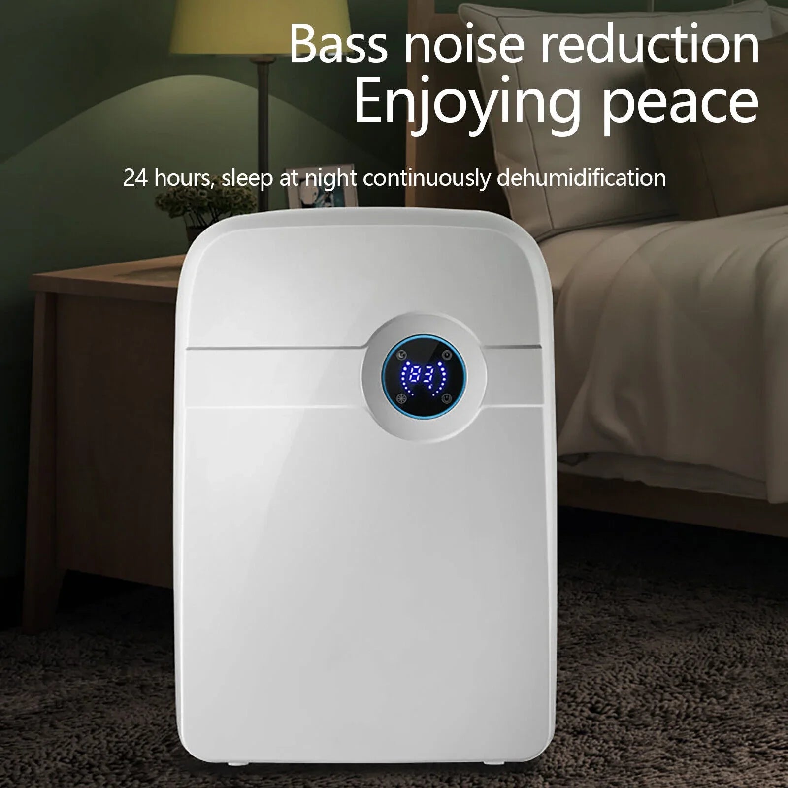 Dryer Water Compact Moisture Tank Hose MIni Caravan Dehumidifier RV Bedroom 2.5L ZhdnBhnos w/ Drain Portable Garage for