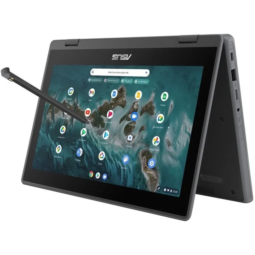 Flip ChromeOS, Chromebook 11.6" Touchscreen, CR1100FKA-YZ184T Intel 64GB Asus Celeron SSD, N5100,