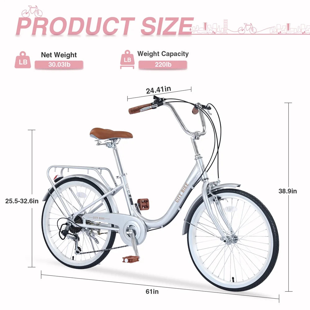 Bicycle for 8+Years, Inch Shifter Kids Alloy je Ages Bike 22 jx derailleur,Silver Frame,7-speed and Yone Girls Aluminium