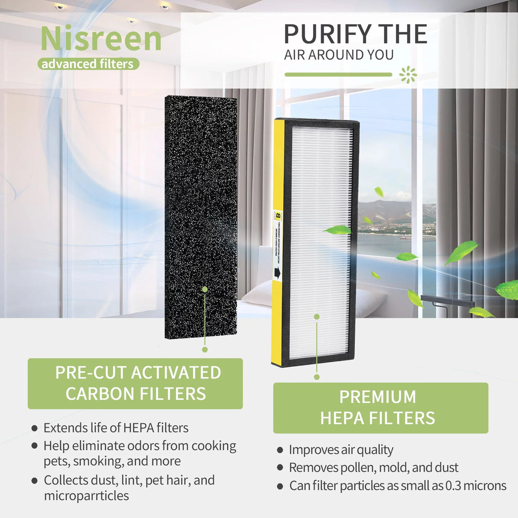 Guardian Models 6*Pre-Filters B DAJDAH | AC4900CA Purifier Replacement AC4820 + Germ 4*HEPA Replacement FLT4825 HEPA for AC4825E Filter Air Filter