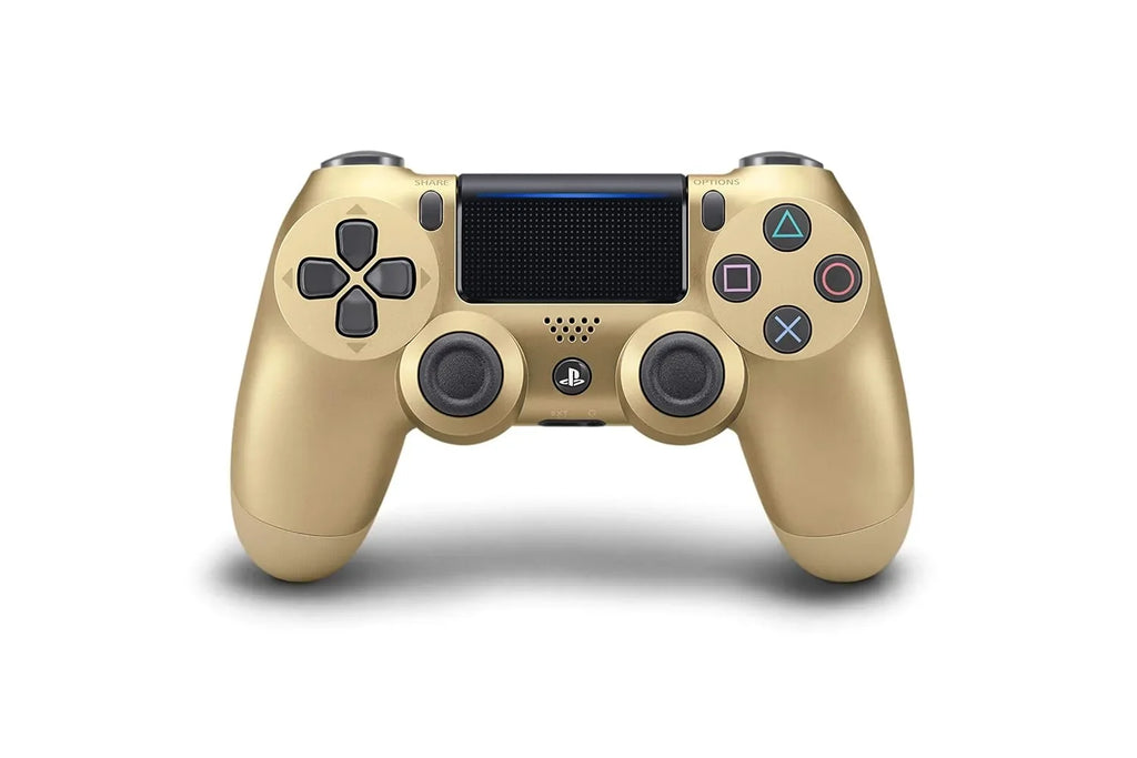 Cable Bundle DualShock Like Wireless New Charging Controller Gold with AXTION PlayStation 4 BOLT