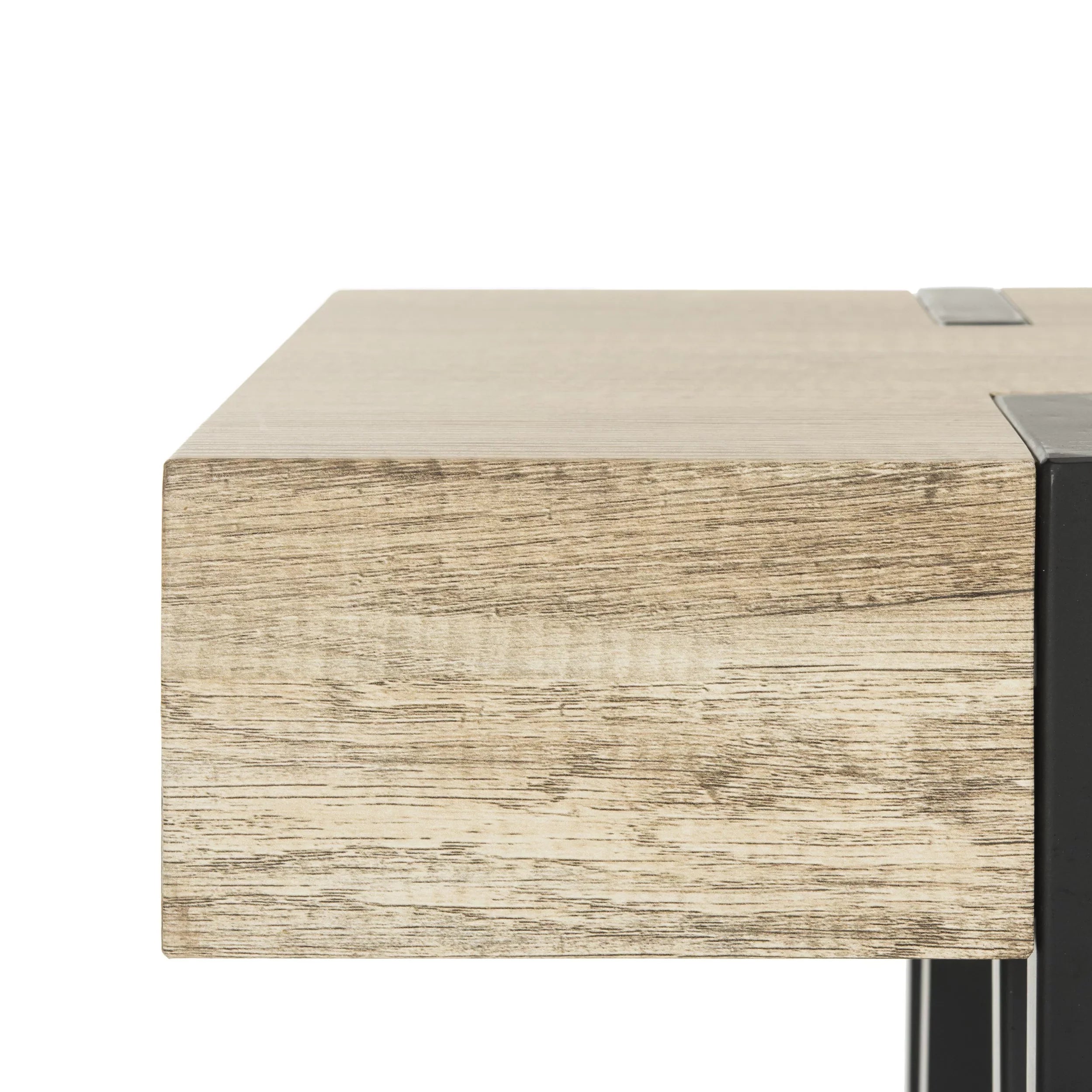 Brown Wood Rectangular SAFAVIEH Console Table, Top Mid-Century Alyssa