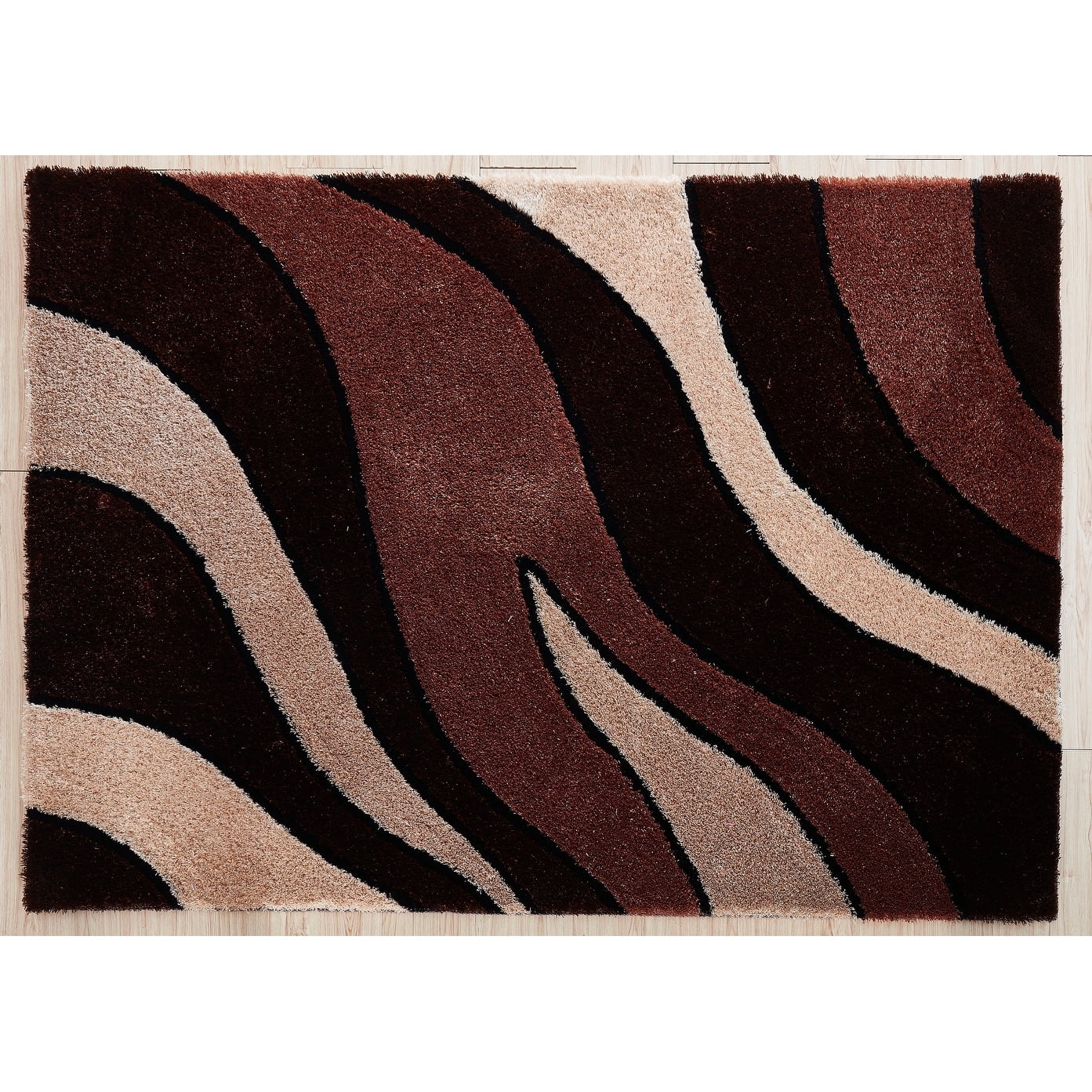AC1024-57 Hand Collection Soft & Grey ft. Tufted Rug Aria Rugs 5 Shag Area 7 Amazing Pile in x Turquoise