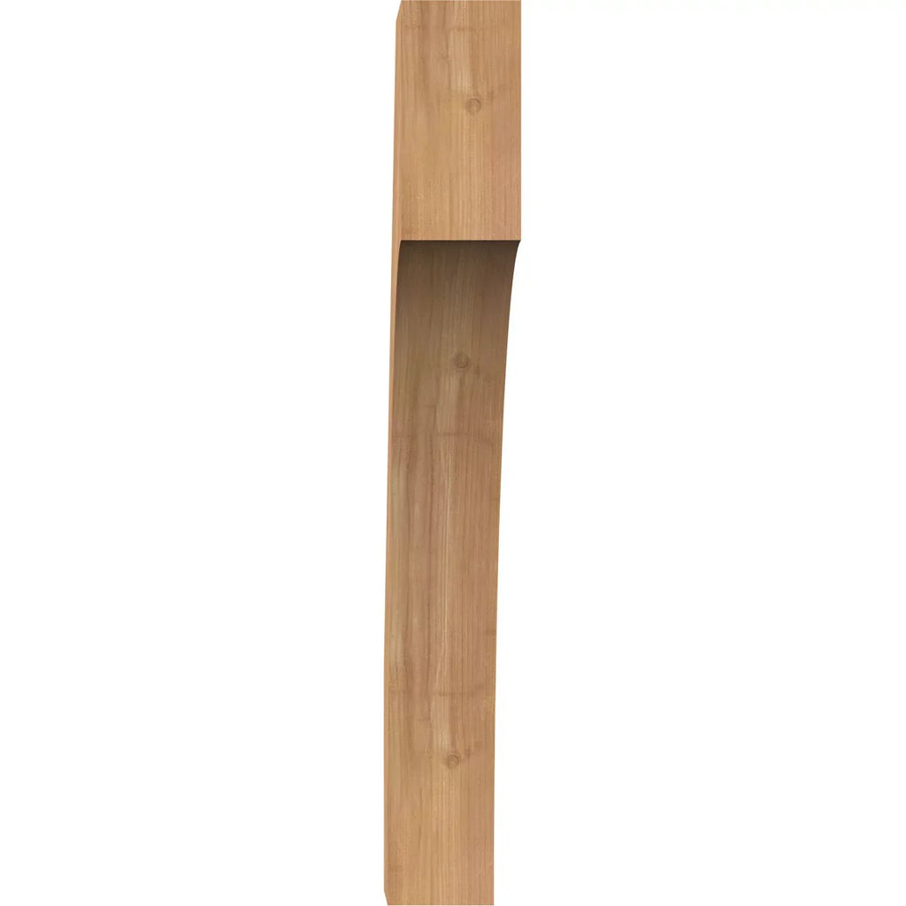 Smooth Brace, x 28"H Westlake 1/2"W 3 20"D x Red Western Cedar