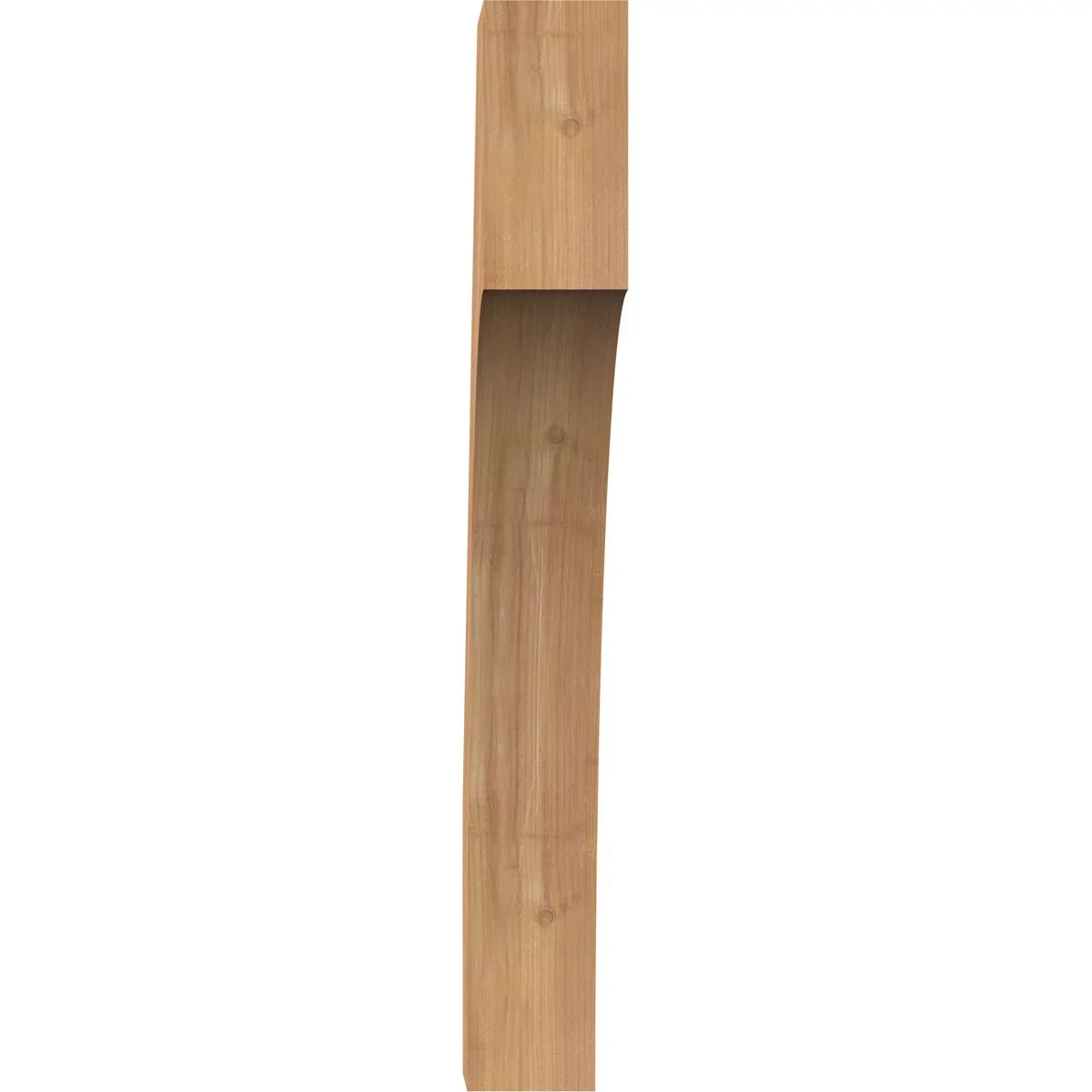Smooth Brace, x 28"H Westlake 1/2"W 3 20"D x Red Western Cedar