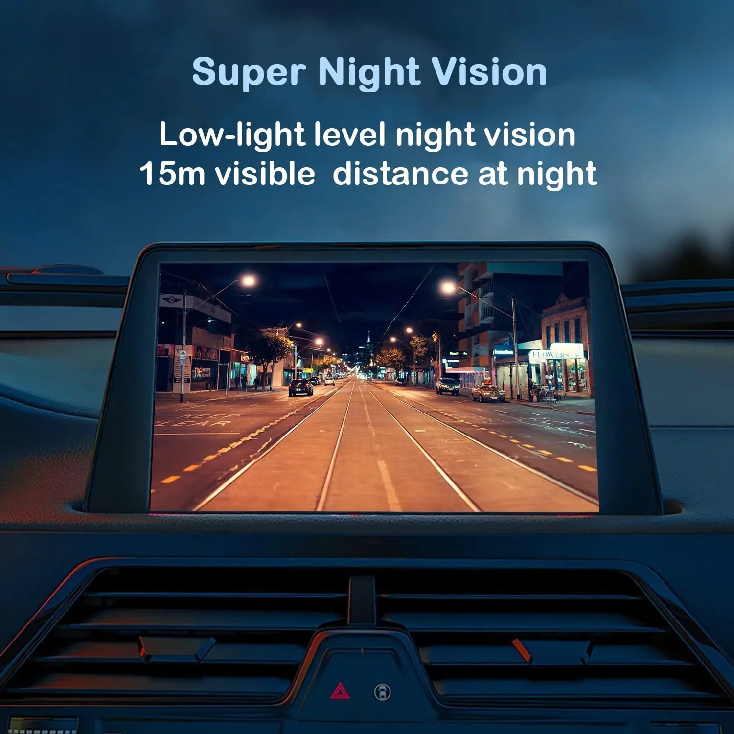 Radio Night AVH-210EX DMH1770NEX Angle Waterproof with AVH-120BT HD Backup View Camera Vision 170¡ã AVH-2550NEX Compatible CAM108 Car Rear DMH-WT8600NEX DMH-160BT License Pioneer Plate DMH-100BT
